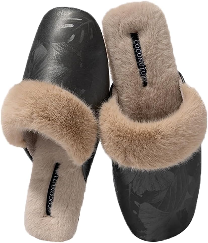 Меховые тапочки на флисовой подкладке для женщин и мужчин. Роскошные теплые зимние тапочки с меховой отделкой. Элегантные домашние тапочки Yafirgeer, черный
Меховые тапочки на флисовой подкладке для женщин и мужчин. Роскошные теплые зимние тапочки с меховой отделкой. Элегантные домашние тапочки Yafirgeer, черный