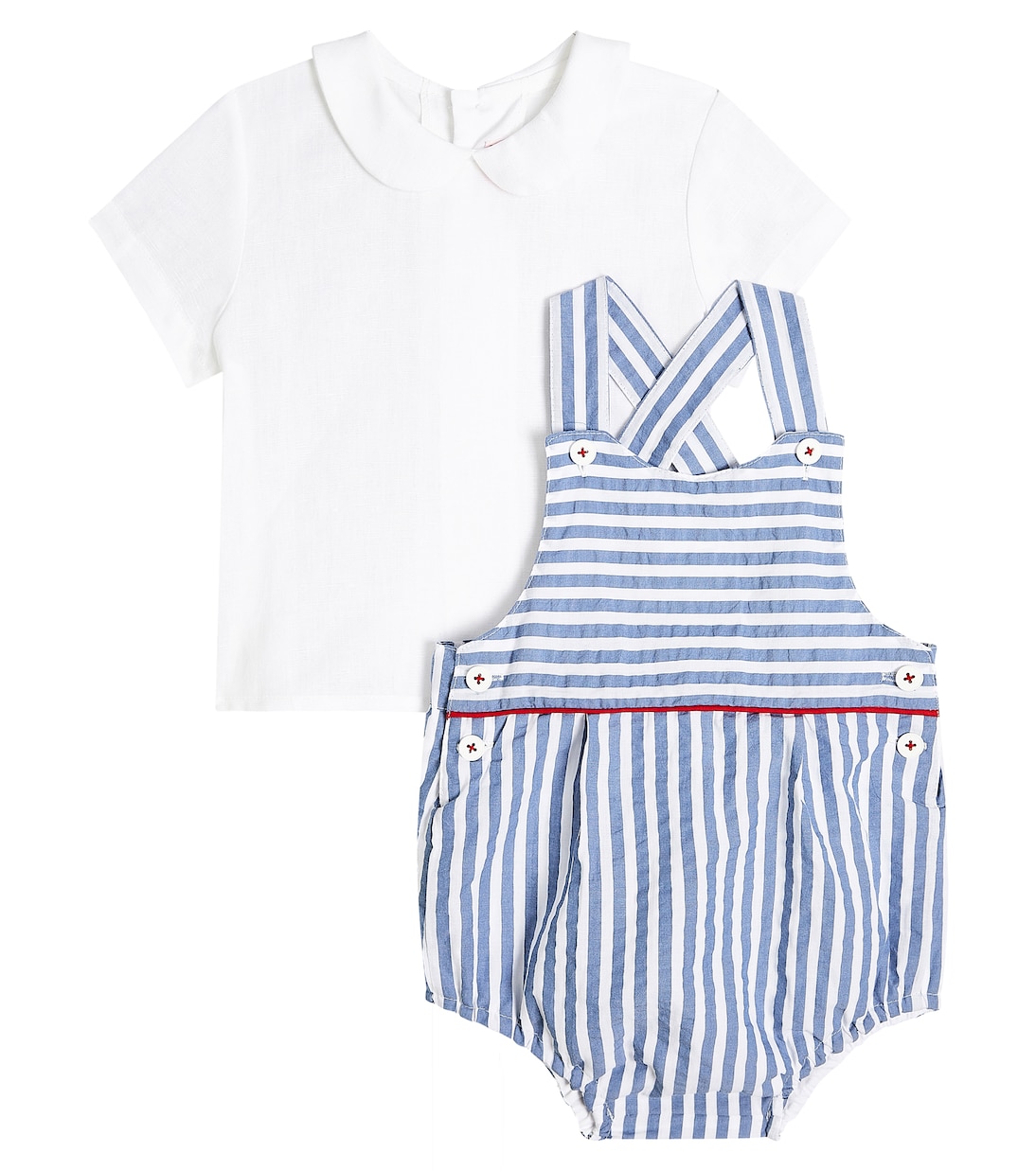 Комплект из комбинезона Малышка Марина и рубашки Джазмин La Coqueta, Blue Stripe
Комплект из комбинезона Малышка Марина и рубашки Джазмин La Coqueta, Blue Stripe