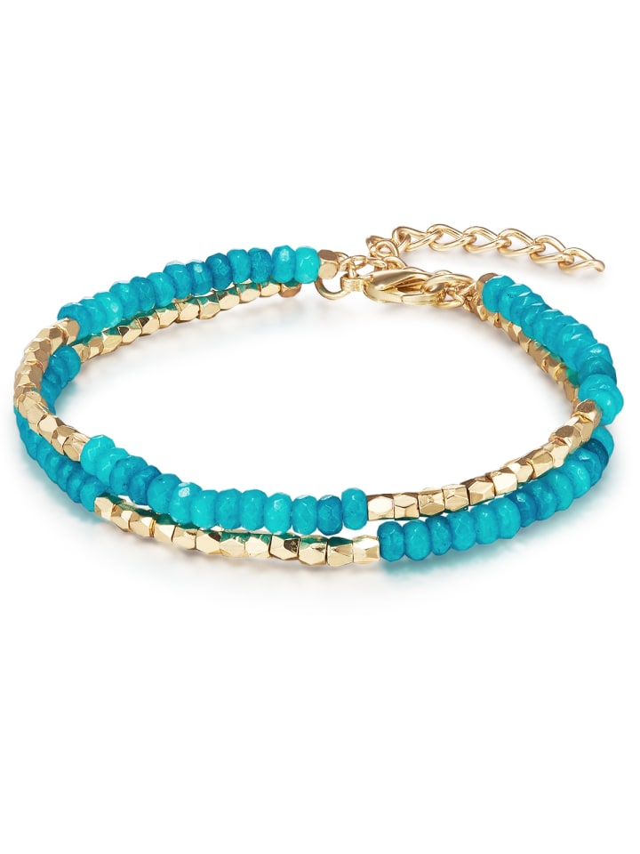 Lulu & Jane Латунный браслет с натуральным камнем в оправе из желтого золота
Lulu & Jane Латунный браслет с натуральным камнем в оправе из желтого золота