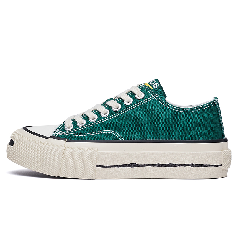 VANSSI Низкие мужские кеды из холста зеленые, цвет Green
VANSSI Низкие мужские кеды из холста зеленые, цвет Green