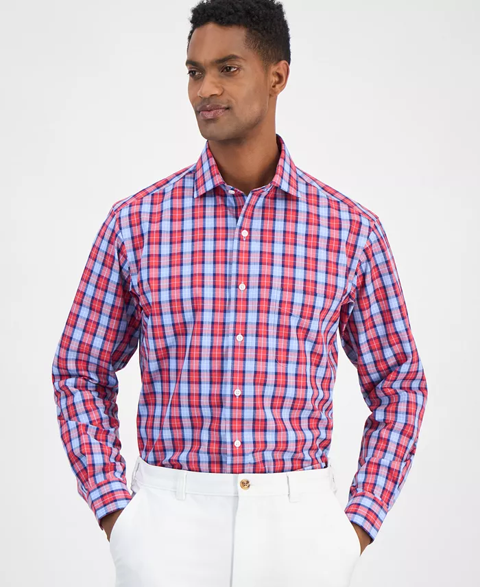 Мужская рубашка в клетку Club Room, красный
Мужская рубашка в клетку Club Room, красный