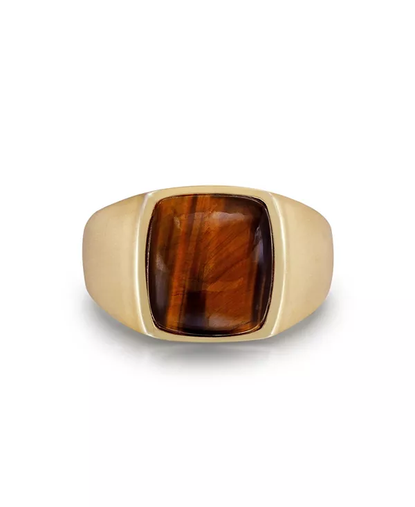 Мужское кольцо-печатка из серебра с покрытием из желтого золота и переливчатым кварцем красного тигрового глаза Luvmyjewelry, yellow
Мужское кольцо-печатка из серебра с покрытием из желтого золота и переливчатым кварцем красного тигрового глаза Luvmyjewelry, yellow