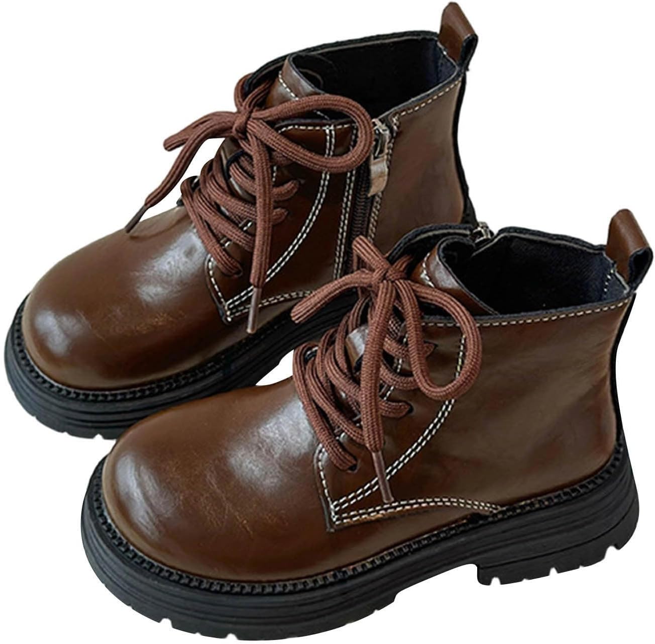 Девочкам модные ботильоны на шнуровке с боковой молнией, короткие сапожки, осенне-зимняя трендовая обувь для верховой езды Generic, Brown
Девочкам модные ботильоны на шнуровке с боковой молнией, короткие сапожки, осенне-зимняя трендовая обувь для верховой езды Generic, Brown