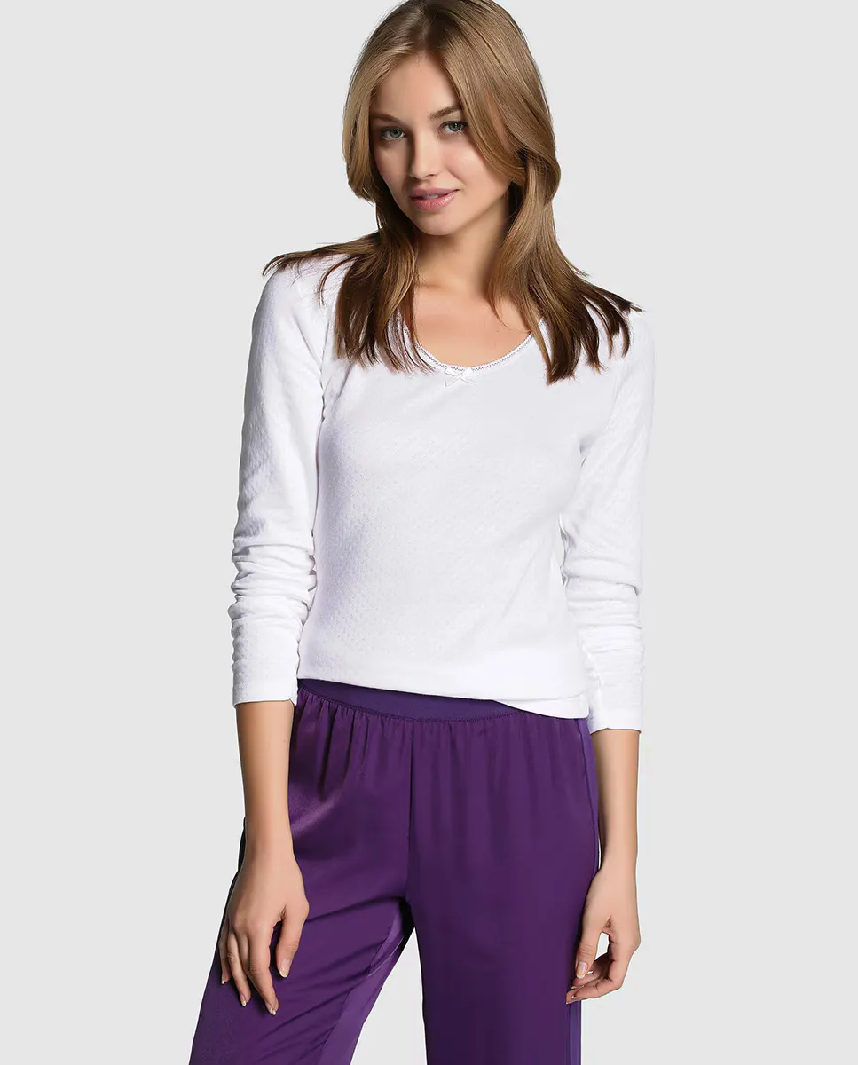 Женская нижняя майка Promise с длинным рукавом, белый
Женская нижняя майка Promise с длинным рукавом, белый