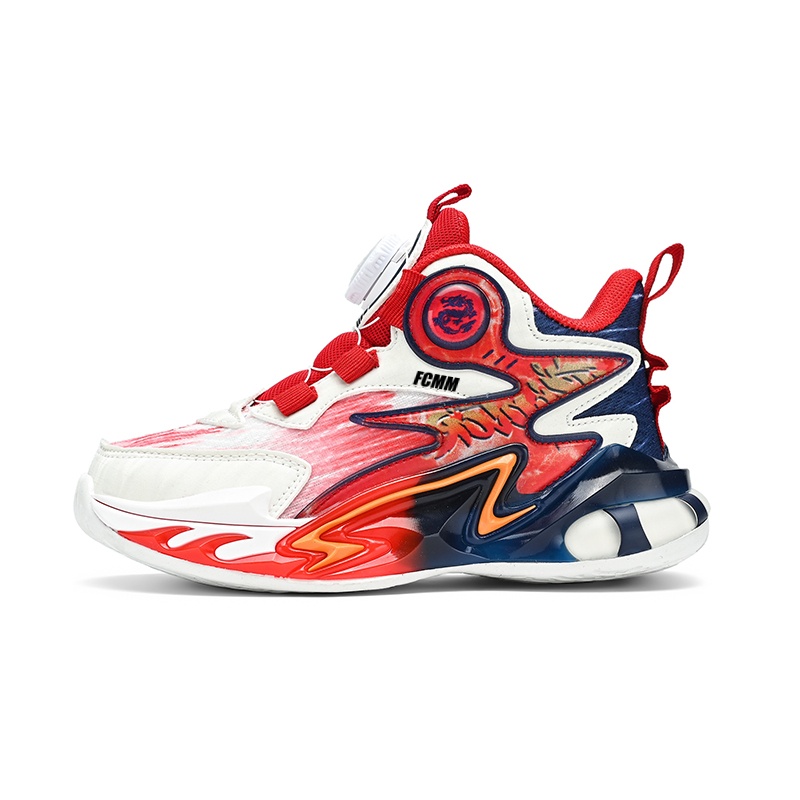 Баскетбольные кроссовки, устойчивые к истиранию, детские FCMM, белый/красный
Баскетбольные кроссовки, устойчивые к истиранию, детские FCMM, белый/красный
