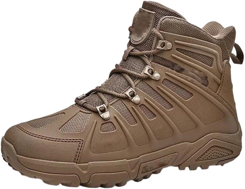 Мужские водонепроницаемые дышащие треккинговые кроссовки больших размеров на щиколотку, противоскользящие для активного отдыха и повседневной носки Generic, коричневый
Мужские водонепроницаемые дышащие треккинговые кроссовки больших размеров на щиколотку, противоскользящие для активного отдыха и повседневной носки Generic, коричневый