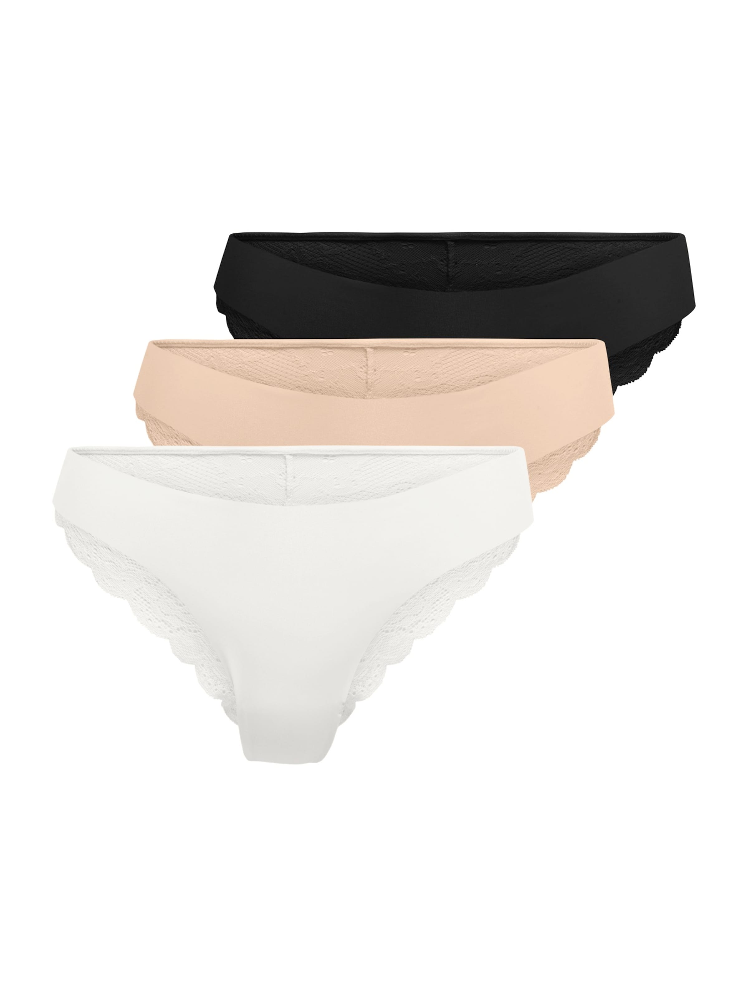 ONLY Трусики 'ONLCHLOE' в цвете беж, черный, белый
ONLY Трусики 'ONLCHLOE' в цвете беж, черный, белый