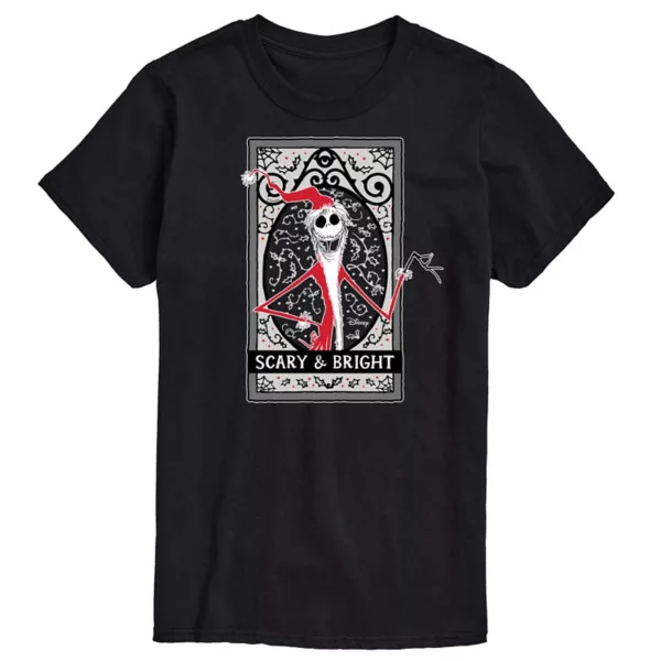 Мужская футболка с пугающей и яркой графикой «Кошмар перед Рождеством» Disney, черный
Мужская футболка с пугающей и яркой графикой «Кошмар перед Рождеством» Disney, черный