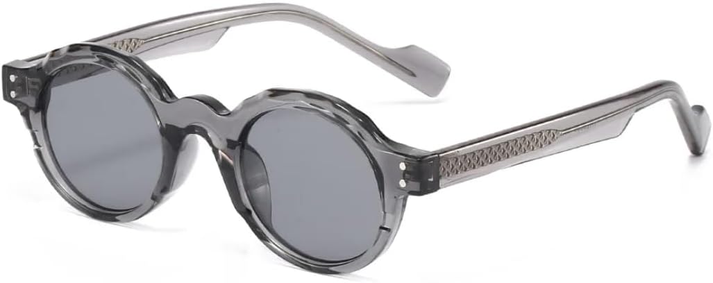 Классические круглые солнцезащитные очки для женщин, унисекс и мужчин, с заклепками, подходят для повседневного использования, защита от УФ-излучения UV400, металлический сердечник UATXTAU, Total Gray
Классические круглые солнцезащитные очки для женщин, унисекс и мужчин, с заклепками, подходят для повседневного использования, защита от УФ-излучения UV400, металлический сердечник UATXTAU, Total Gray