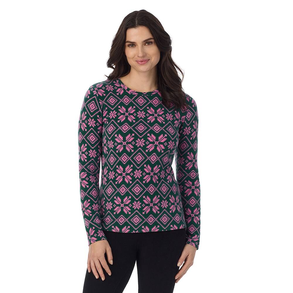 Женская флисовая одежда Cuddl Duds с эластичным топом с длинными рукавами, цвет Evergreen Snowflake
Женская флисовая одежда Cuddl Duds с эластичным топом с длинными рукавами, цвет Evergreen Snowflake