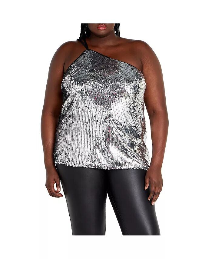 Топ больших размеров Ansley CITY CHIC, серебро
Топ больших размеров Ansley CITY CHIC, серебро