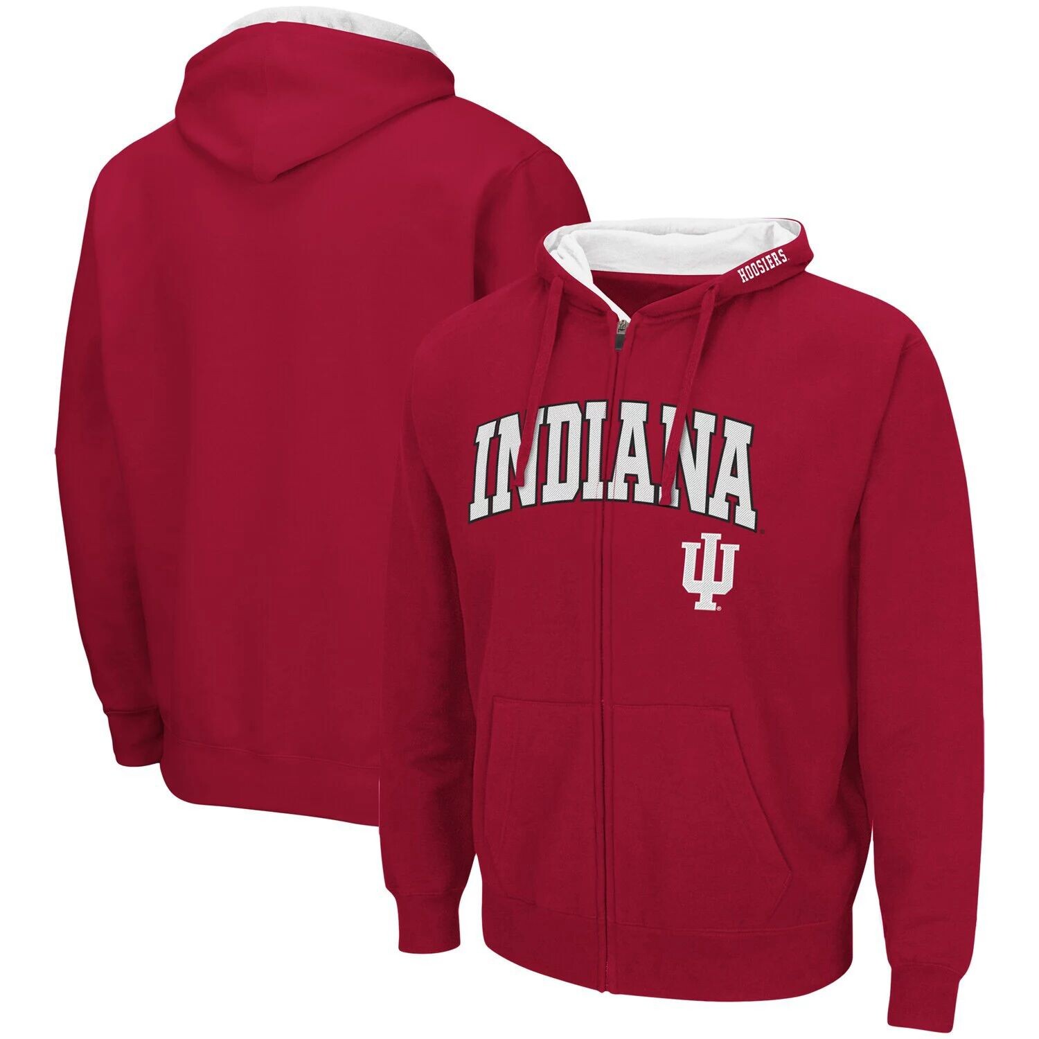 Мужская толстовка с молнией во всю длину Crimson Indiana Hoosiers Arch & Logo 3.0 Colosseum
Мужская толстовка с молнией во всю длину Crimson Indiana Hoosiers Arch & Logo 3.0 Colosseum