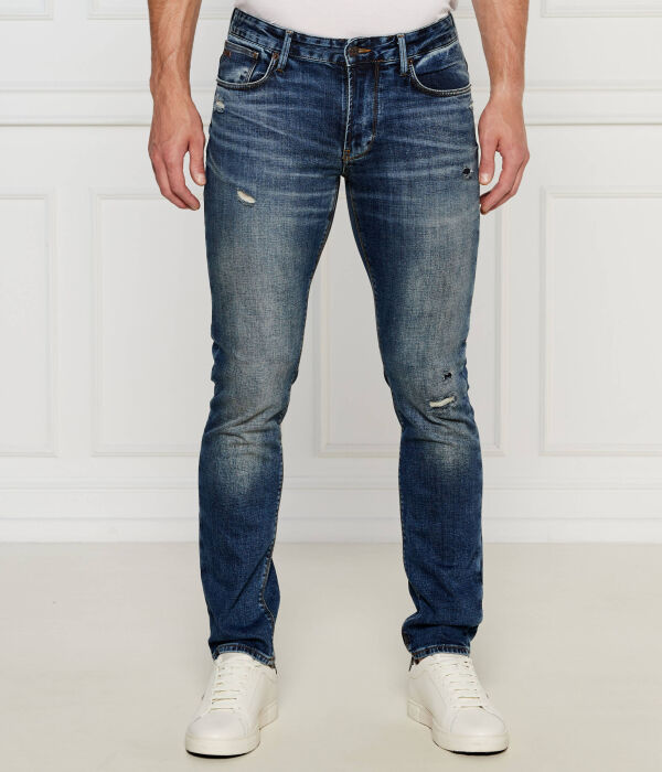Джинсы мужские Emporio Armani с эффектом потертости, синий
Джинсы мужские Emporio Armani с эффектом потертости, синий