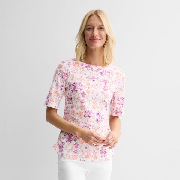 Женский сшитый топ-лодочка Croft & Barrow, цвет purple spring tile
Женский сшитый топ-лодочка Croft & Barrow, цвет purple spring tile