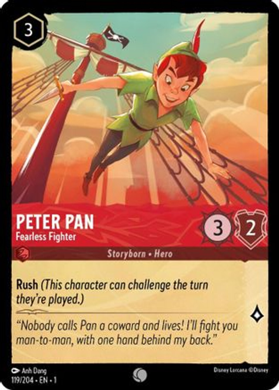Карточная игра Peter Pan - Fearless Fighter (119/204) - The First Chapter
Карточная игра Peter Pan - Fearless Fighter (119/204) - The First Chapter