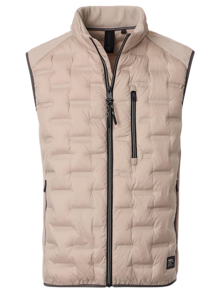 Casa moda Простой стеганый жилет бежевого цвета
Casa moda Простой стеганый жилет бежевого цвета