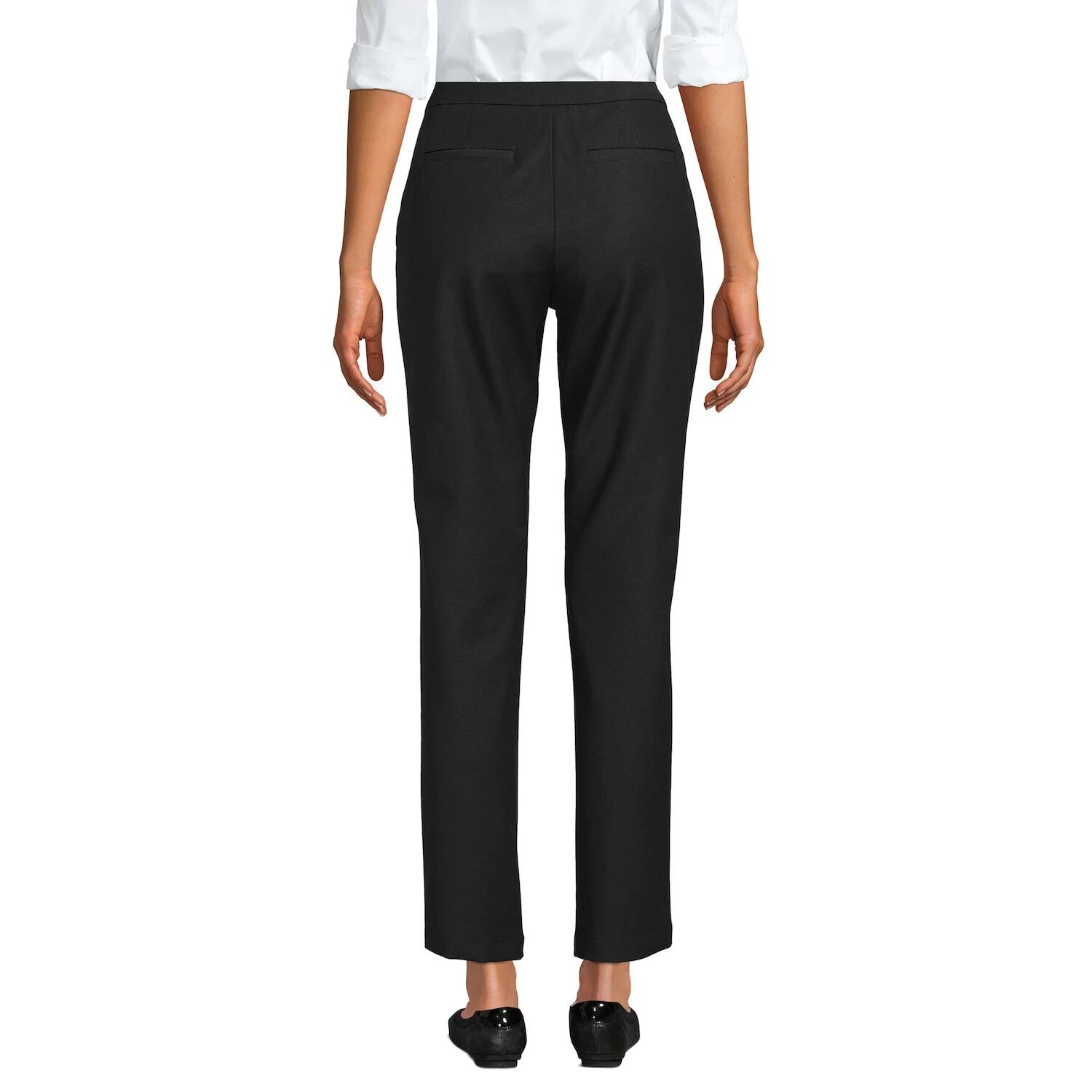 Женские брюки-карандаш с завышенной талией и защипами до щиколотки, женские Lands' End, черный
Женские брюки-карандаш с завышенной талией и защипами до щиколотки, женские Lands' End, черный