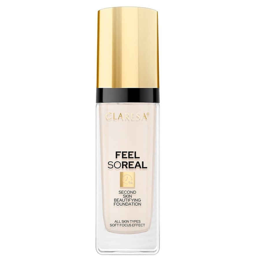 Claresa, Feel So Real, тональная основа для лица Beautifying Face Foundation 02 Light 30 мл
Claresa, Feel So Real, тональная основа для лица Beautifying Face Foundation 02 Light 30 мл