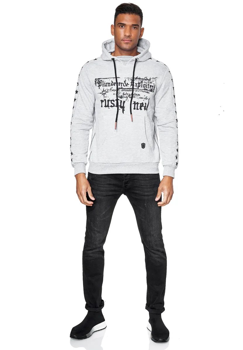 Толстовка с капюшоном Rusty Neal и эффектным принтом спереди, серый
Толстовка с капюшоном Rusty Neal и эффектным принтом спереди, серый