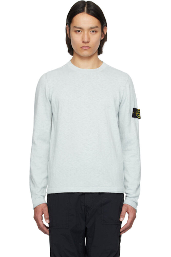 Синий свитер из хлопка и нейлона Stone Island
Синий свитер из хлопка и нейлона Stone Island