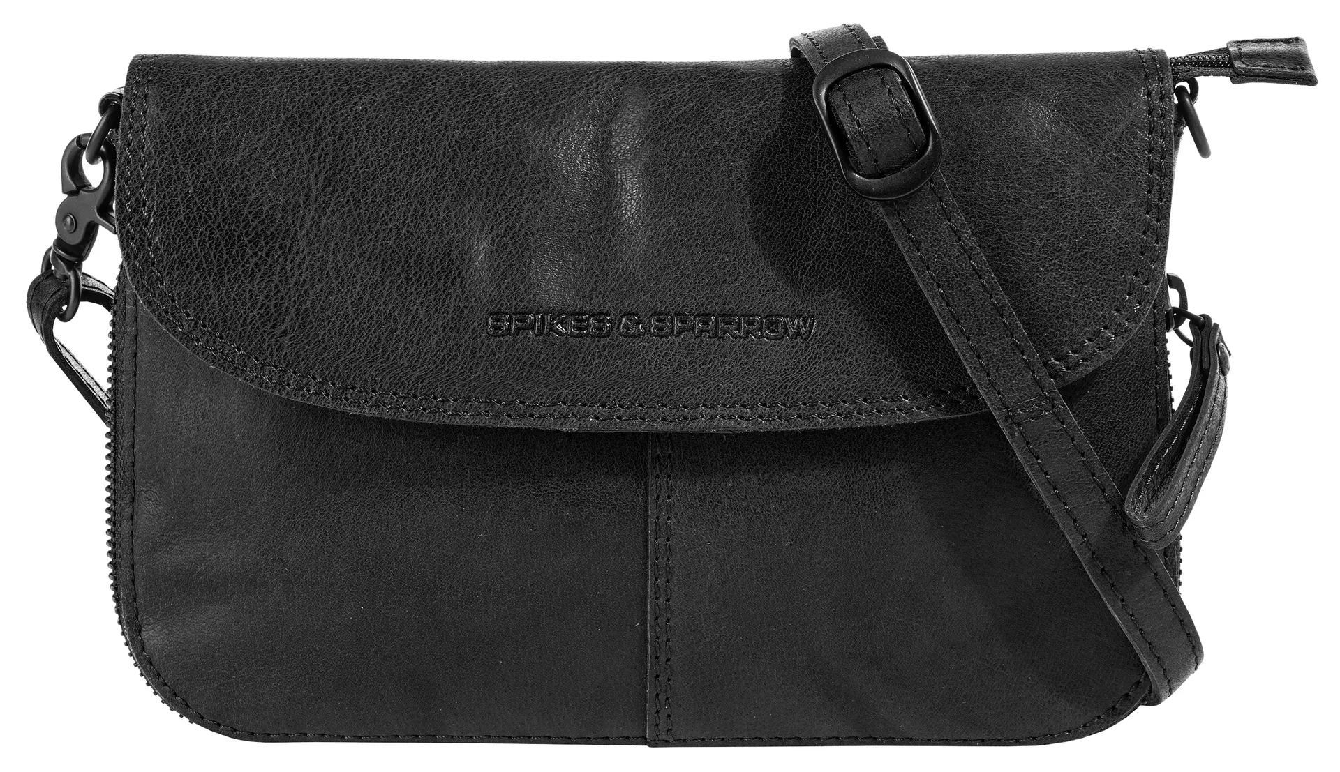 Сумка через плечо Spikes & Sparrow, натуральная кожа, черный
Сумка через плечо Spikes & Sparrow, натуральная кожа, черный