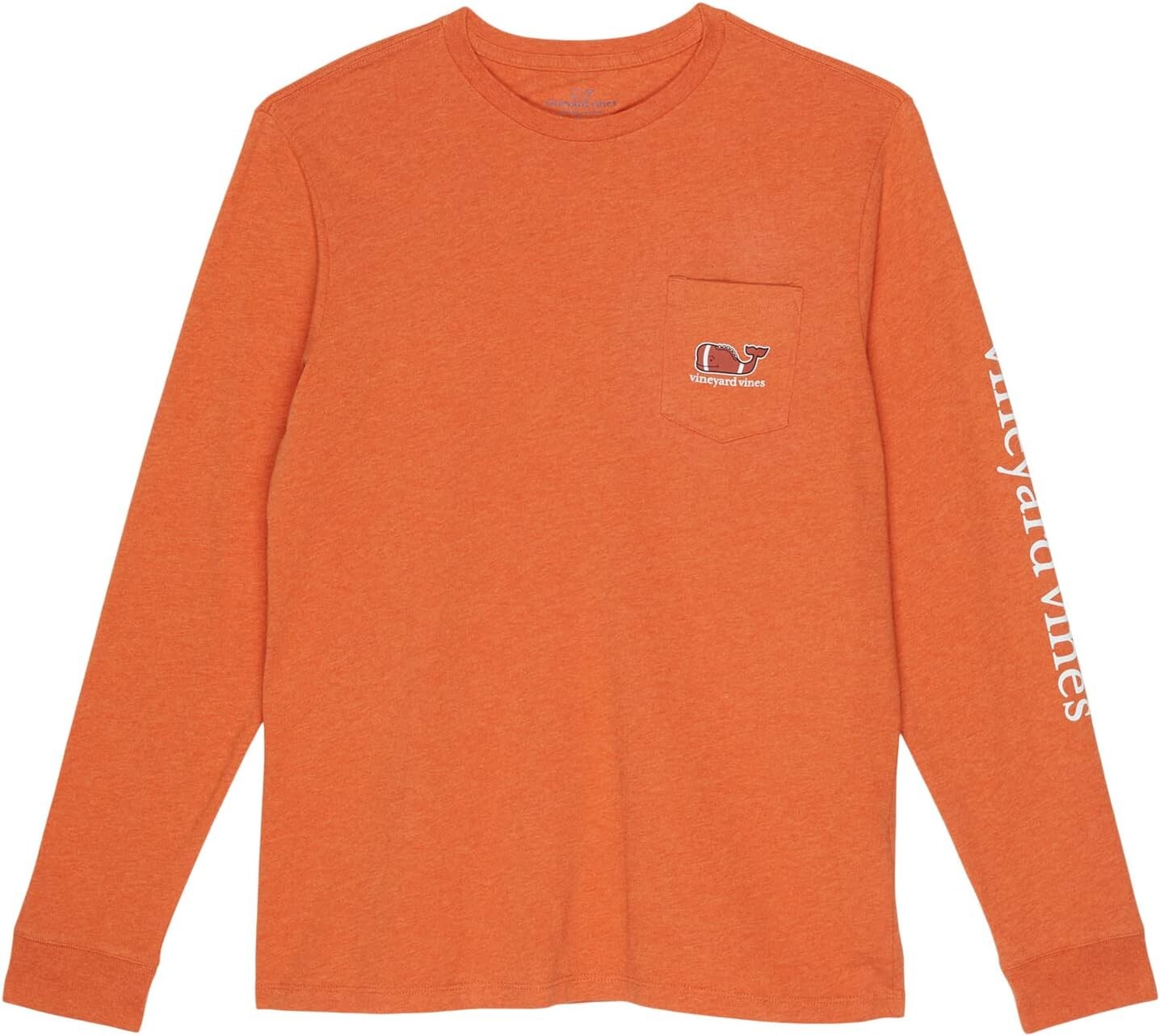 Футболка Vineyard Vines Long Sleeve Football Pocket T-Shirt, цвет Terra Cotta Heather
Футболка Vineyard Vines Long Sleeve Football Pocket T-Shirt, цвет Terra Cotta Heather