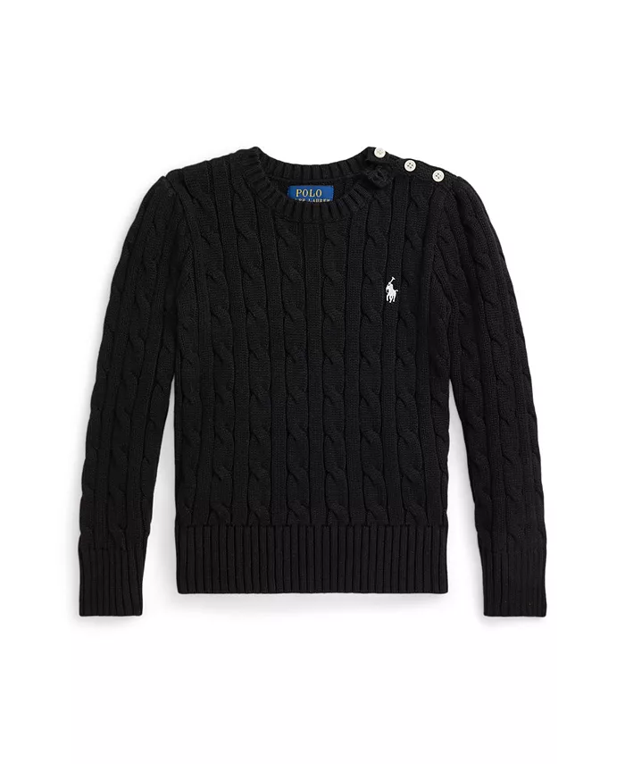 Детская водолазка с косой для девочек 2T-6X Polo Ralph Lauren, черный
Детская водолазка с косой для девочек 2T-6X Polo Ralph Lauren, черный