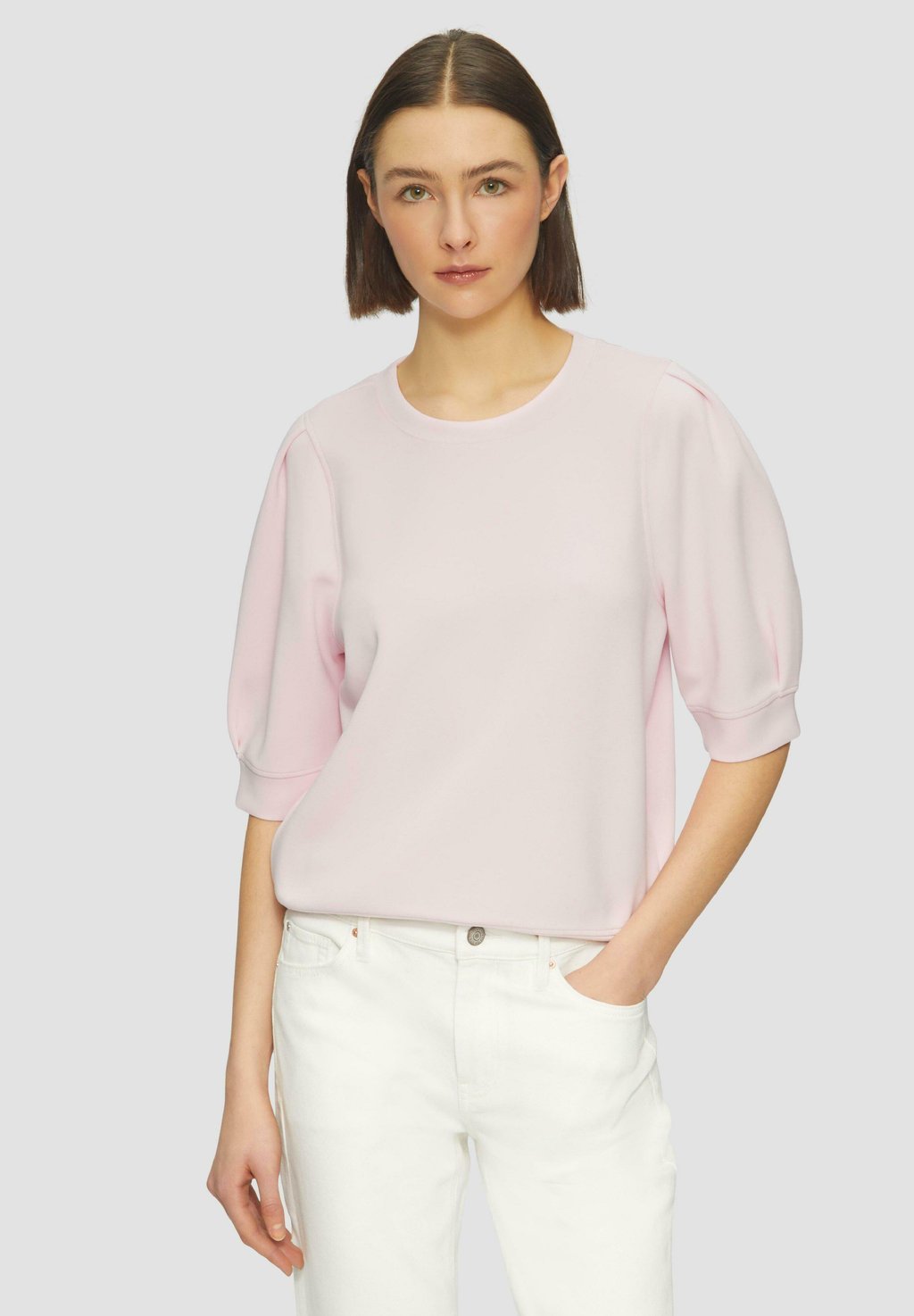 Базовая футболка SCUBA- MIT KURZEN ÄRMELN s.Oliver, светло-розовый
Базовая футболка SCUBA- MIT KURZEN ÄRMELN s.Oliver, светло-розовый