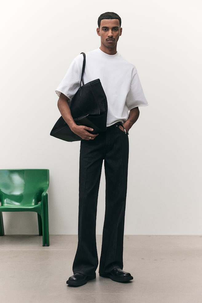 Футболка свободного кроя H&M, белый
Футболка свободного кроя H&M, белый