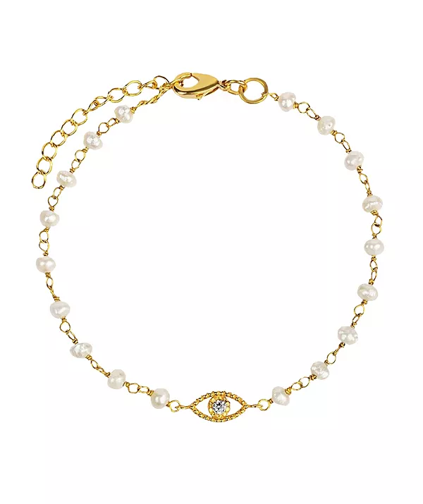 Сказочная защита — браслет-талисман от сглаза из жемчуга Karma And Luck, gold/white
Сказочная защита — браслет-талисман от сглаза из жемчуга Karma And Luck, gold/white