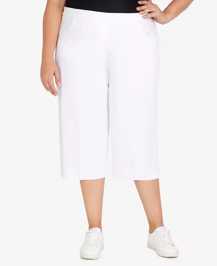 Брюки-капри Classic Allure Stretch Clamdigger размера Plus Size Alfred Dunner, белый
Брюки-капри Classic Allure Stretch Clamdigger размера Plus Size Alfred Dunner, белый