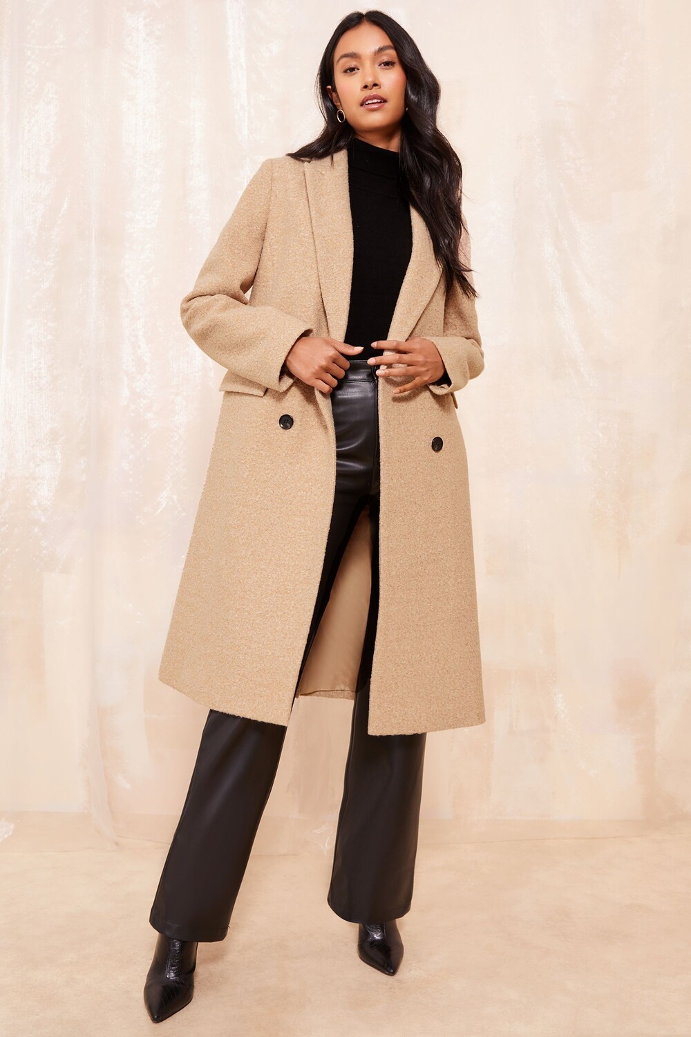 Пальто букле средней длины Friends Like These, коричневый
Пальто букле средней длины Friends Like These, коричневый