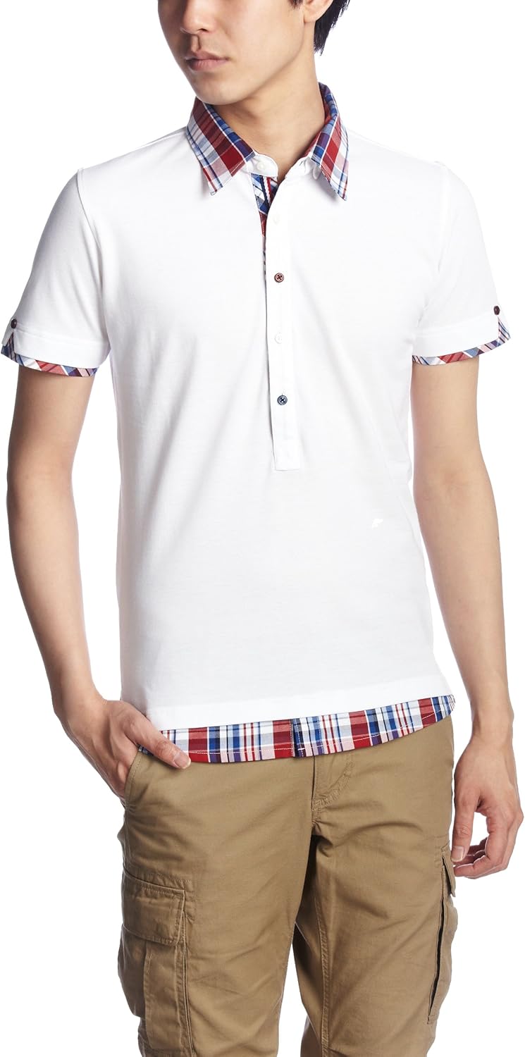 Имитация многослойной рубашки-поло из пике с эффектом «заделки трещин» Setting Cracks, белый
Имитация многослойной рубашки-поло из пике с эффектом «заделки трещин» Setting Cracks, белый