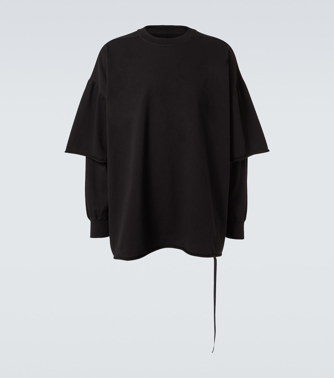 Футболка из хлопкового джерси Rick Owens, черный
Футболка из хлопкового джерси Rick Owens, черный