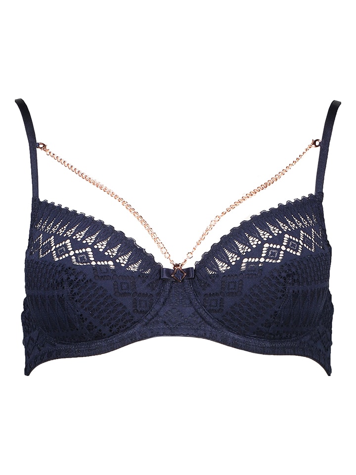 Бюстгальтер-балконеты LASCANA, темно-синий
Бюстгальтер-балконеты LASCANA, темно-синий