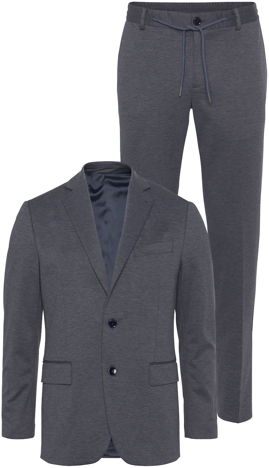 Приталенный костюм Bruno Banani, темно-серый
Приталенный костюм Bruno Banani, темно-серый