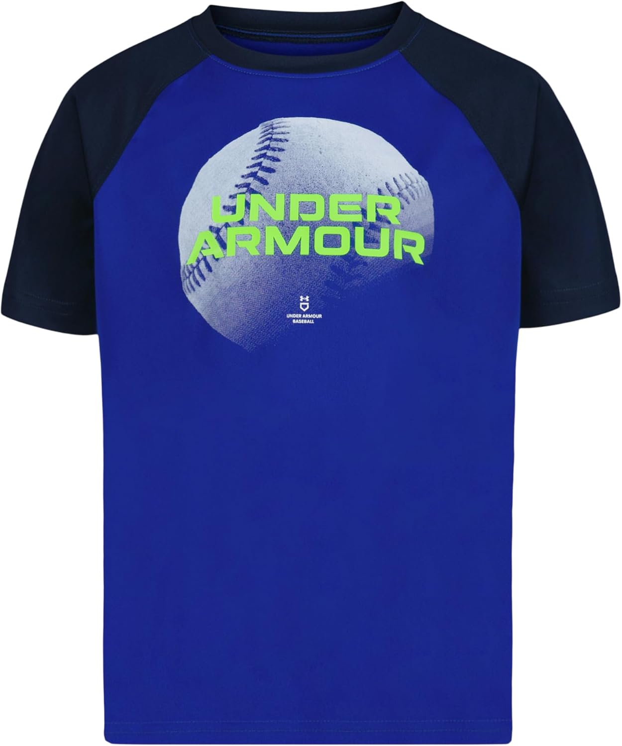Футболка Under Armour для мальчиков, круглый вырез, легкая и дышащая, Royal Baseball Raglan Tee
Футболка Under Armour для мальчиков, круглый вырез, легкая и дышащая, Royal Baseball Raglan Tee