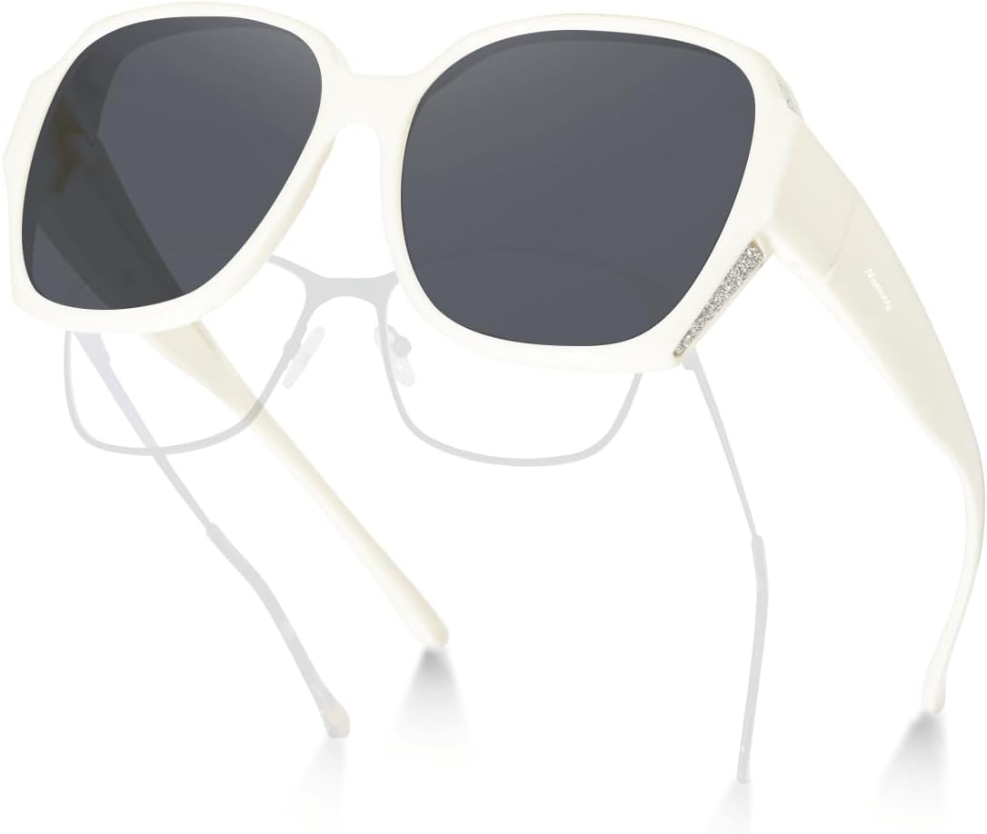 Солнцезащитные очки Meeloog Polarized Fit Over Glasses Sunglasses, квадратной формы, легкие, облегающие, большого размера, для женщин MST2116, P1 White Frame/Grey Lens
Солнцезащитные очки Meeloog Polarized Fit Over Glasses Sunglasses, квадратной формы, легкие, облегающие, большого размера, для женщин MST2116, P1 White Frame/Grey Lens