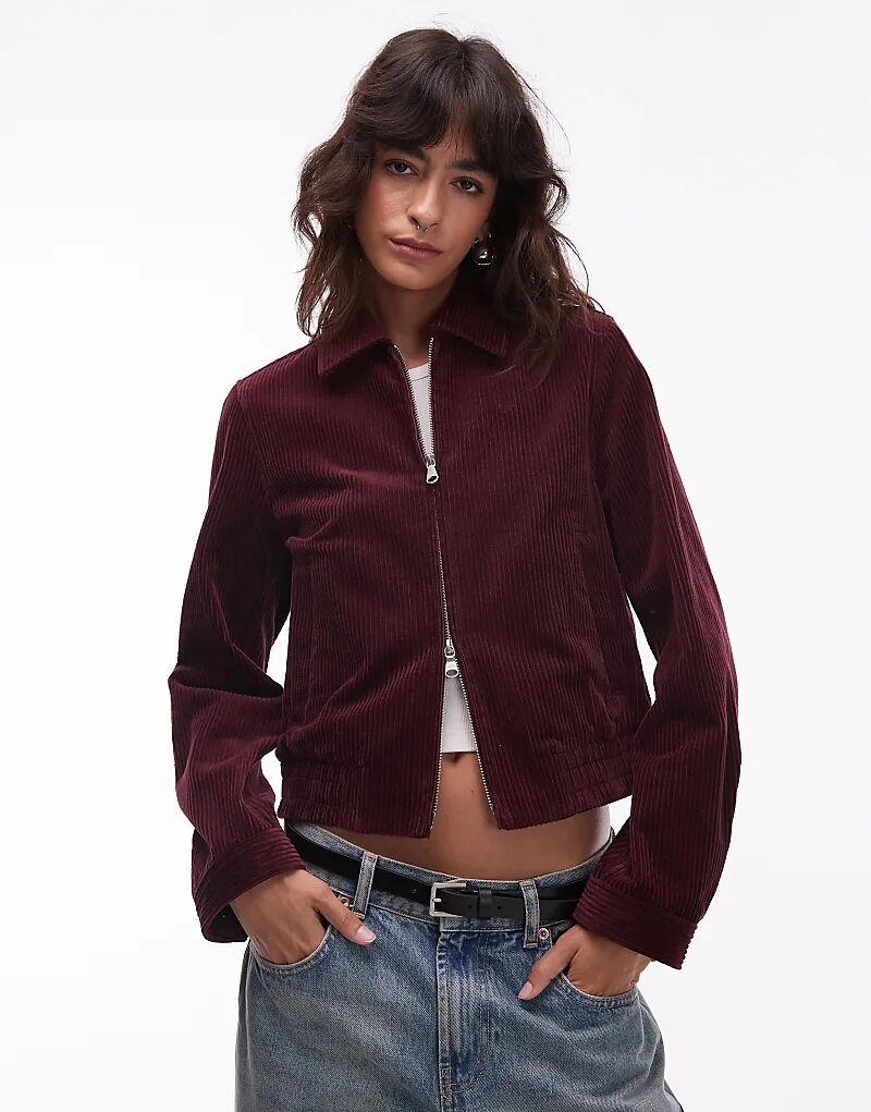 Вельветовый жакет ARKET с застежкой-молнией спереди бордового цвета
Вельветовый жакет ARKET с застежкой-молнией спереди бордового цвета