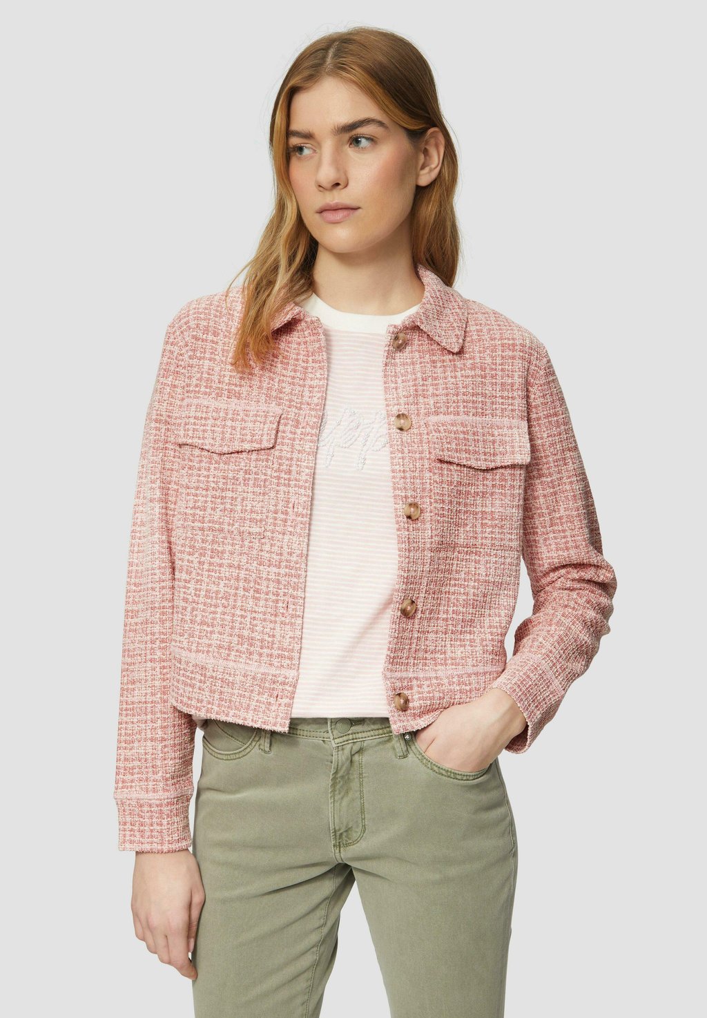 Летняя куртка VERKÜRZTE AUS MIT AUFGESETZTEN TASCHEN s.Oliver, светло-розовый
Летняя куртка VERKÜRZTE AUS MIT AUFGESETZTEN TASCHEN s.Oliver, светло-розовый