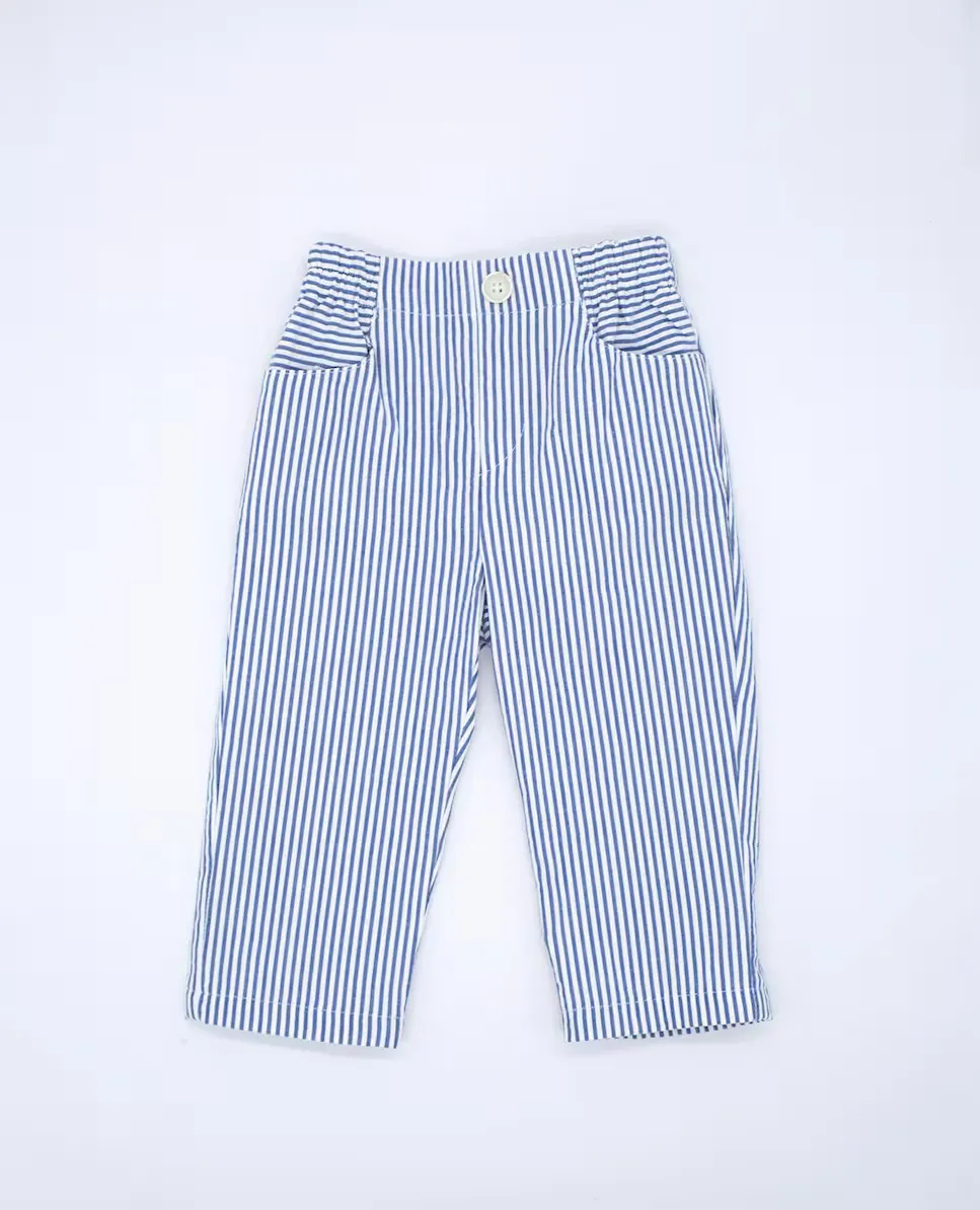 Бэби мальчик хлопчатобумажные брюки в полоску Fina Ejerique, тёмно-синий
Бэби мальчик хлопчатобумажные брюки в полоску Fina Ejerique, тёмно-синий