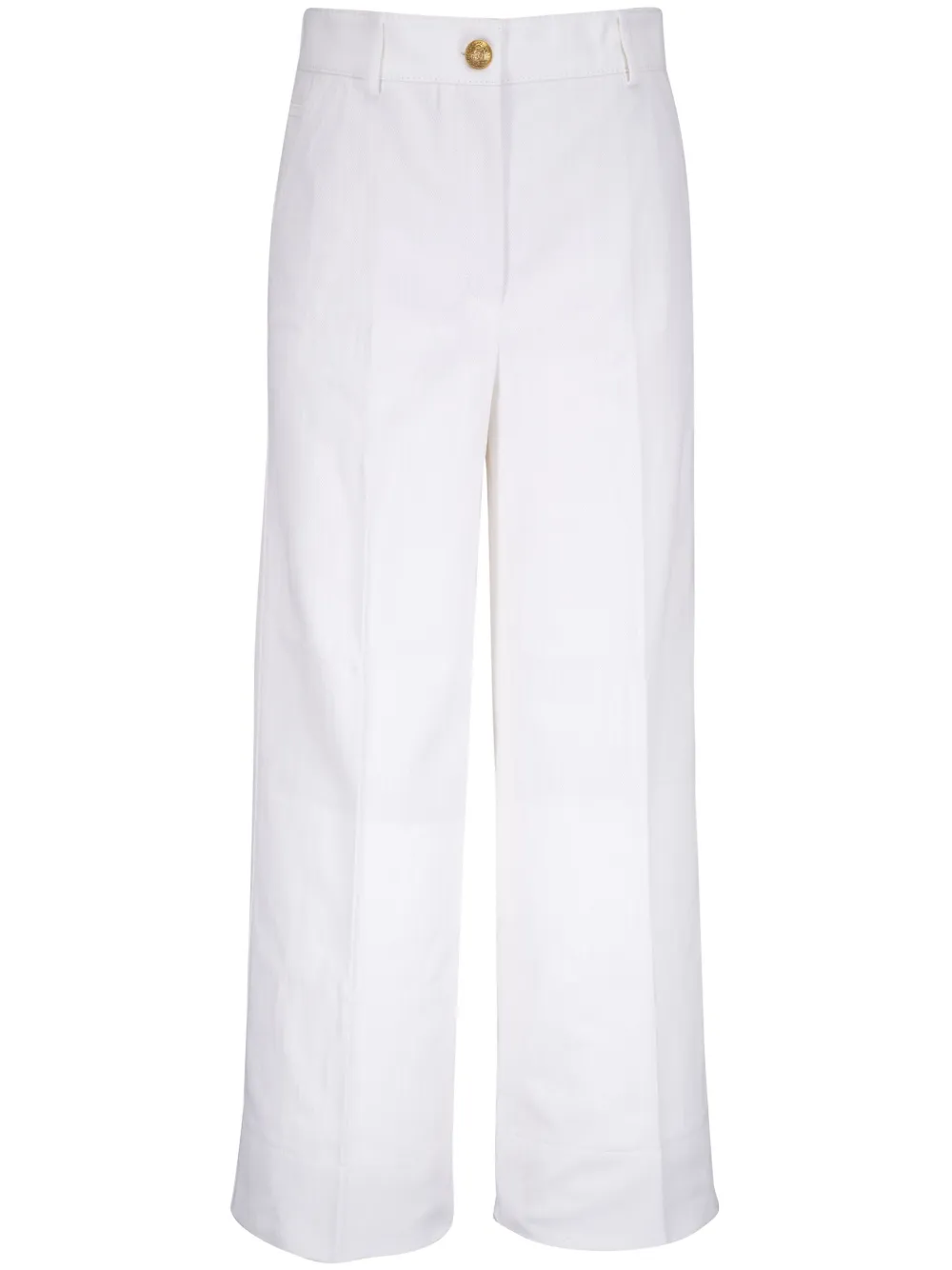 Широкие джинсы с жатым эффектом Akris Punto, белый
Широкие джинсы с жатым эффектом Akris Punto, белый