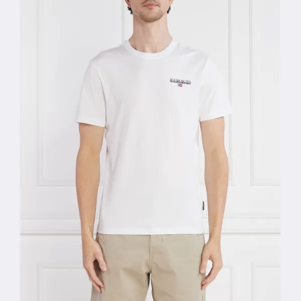 Футболка стандартного кроя s-ice ss Napapijri, белый 
Футболка стандартного кроя s-ice ss Napapijri, белый