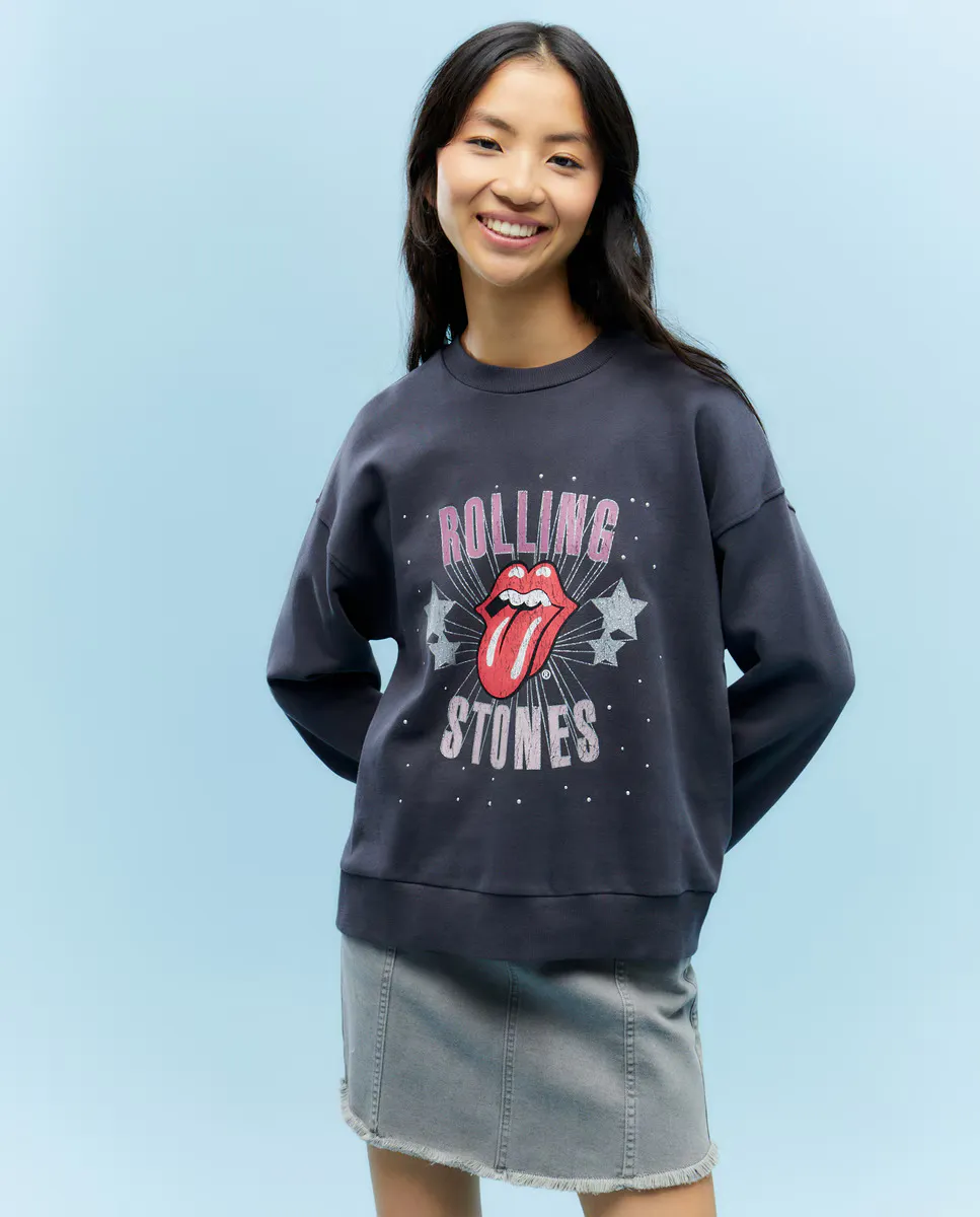 Женская толстовка с круглым вырезом и лицензией Rolling Stones Green Coast, черный
Женская толстовка с круглым вырезом и лицензией Rolling Stones Green Coast, черный