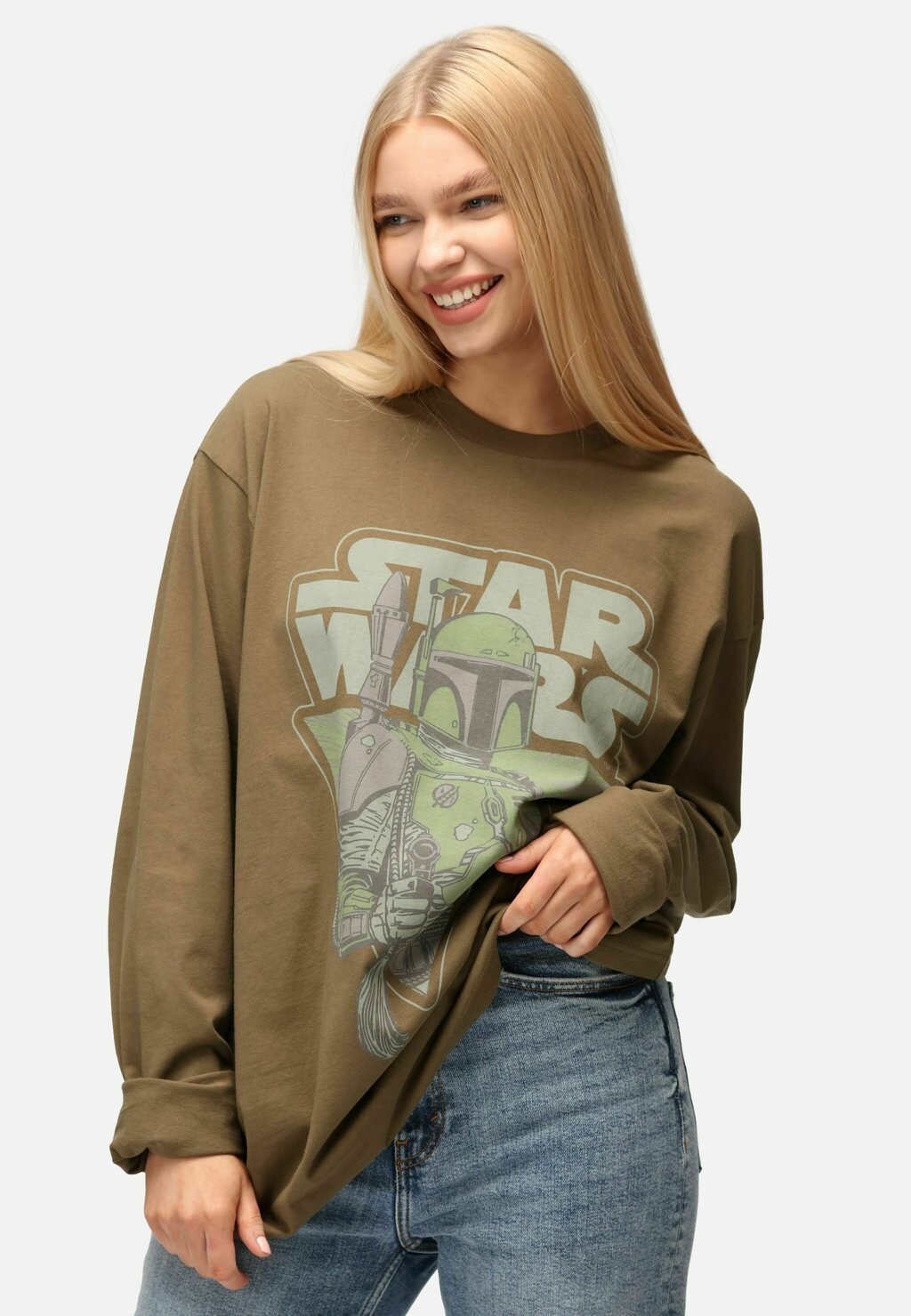 Рубашка с длинным рукавом LANGARM STAR WARS THE MANDALORIAN TONAL PRINT Re:Covered, цвет khaki
Рубашка с длинным рукавом LANGARM STAR WARS THE MANDALORIAN TONAL PRINT Re:Covered, цвет khaki