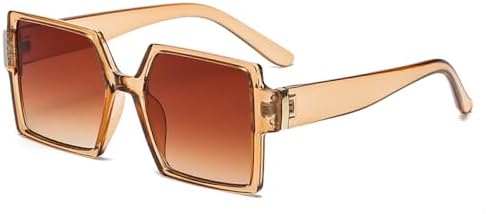 Винтажные квадратные солнцезащитные очки большого размера 2027 года для женщин, ретро-очки в крупной оправе, черные модные очки с градиентным переходом цвета MTZJH, Brown
Винтажные квадратные солнцезащитные очки большого размера 2027 года для женщин, ретро-очки в крупной оправе, черные модные очки с градиентным переходом цвета MTZJH, Brown