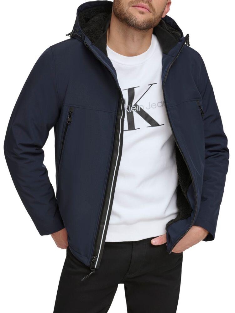 Куртка на молнии с капюшоном на подкладке из искусственного меха Calvin Klein, цвет True Navy
Куртка на молнии с капюшоном на подкладке из искусственного меха Calvin Klein, цвет True Navy