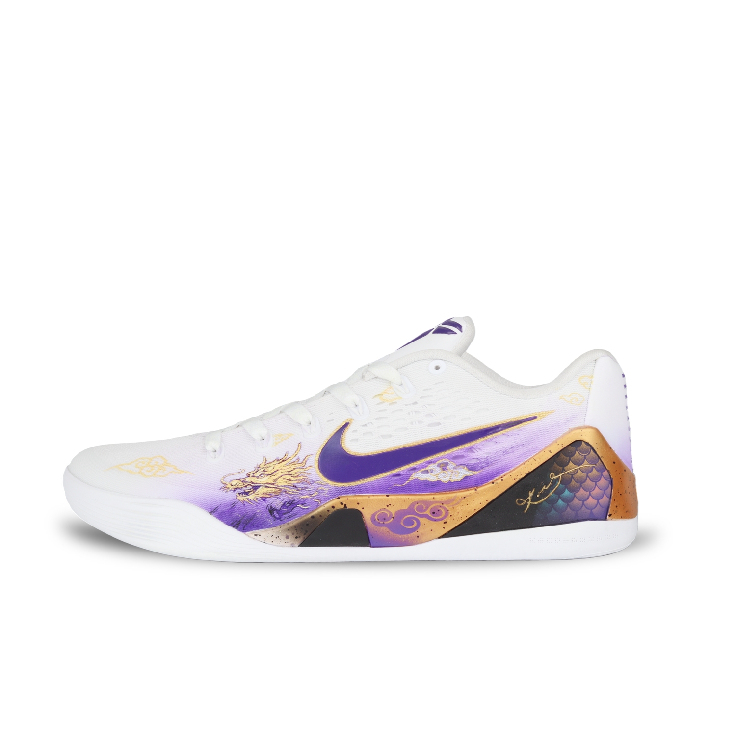 Nike Кроссовки для баскетбола Kobe 9 Yitiao Elegant, Dragon Dominance Purple Gold, устойчивые к истиранию, низкие, унисекс
Nike Кроссовки для баскетбола Kobe 9 Yitiao Elegant, Dragon Dominance Purple Gold, устойчивые к истиранию, низкие, унисекс