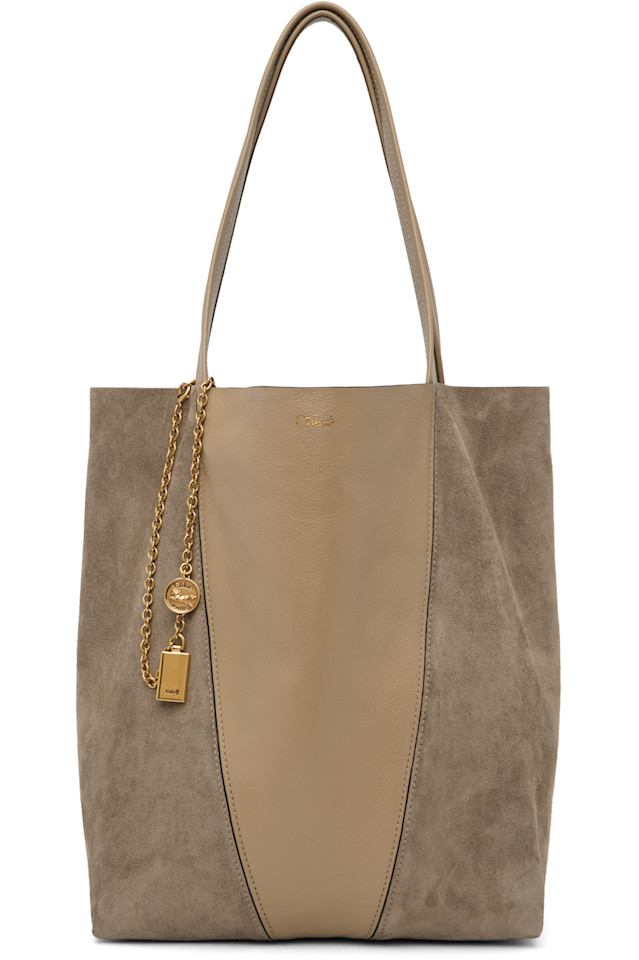 Chloé Бежевая сумка-тоут 'chloé spin'
Chloé Бежевая сумка-тоут 'chloé spin'