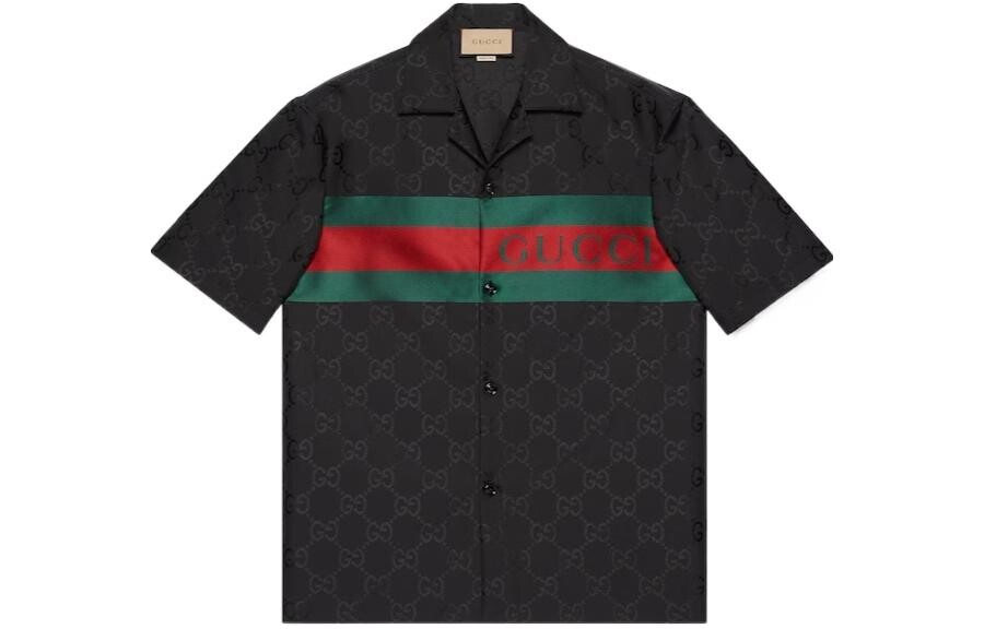 Рубашка мужская Gucci Jacquard, черный
Рубашка мужская Gucci Jacquard, черный